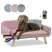 Rohrschneider Gepolstertes Hundesofa mit Holzbeinen