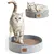 PiuPet® Planche à Gratter Chat I 38cm I Griffoir avec Herbe à Chat