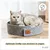 PiuPet® Katzen Kratzbrett I 38cm Durchmesser I Kratzmatte Katze I Filzoptik PiuPet® Katzen Kratzbrett I 38cm Durchmesser I Kratzmatte Katze I Filzoptik