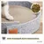 PiuPet® Katzen Kratzbrett I 38cm Durchmesser I Kratzmatte Katze I Filzoptik PiuPet® Katzen Kratzbrett I 38cm Durchmesser I Kratzmatte Katze I Filzoptik