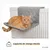 PiuPet Chaise longue chauffante pour chats