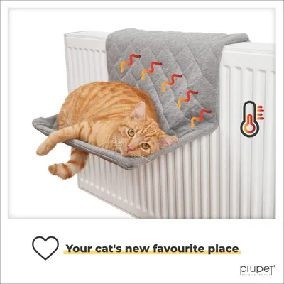 PiuPet Chaise longue chauffante pour chats