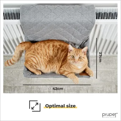 PiuPet Chaise longue chauffante pour chats