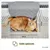 PiuPet Chaise longue chauffante pour chats