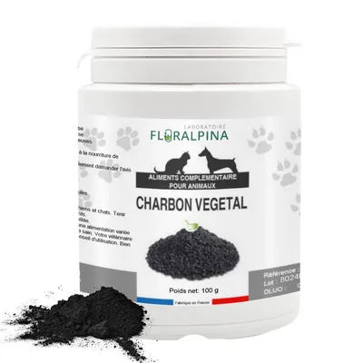 Charbon végétal 100g - Laboratoire Floralpina
