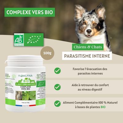 Complexe Vers Bio 100g - Laboratoire Floralpina