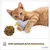 PiuPet® Katzenspielzeug 4er Set I Katzenminze Spielzeug I Baldrian Kissen PiuPet® Katzenspielzeug 4er Set I Katzenminze Spielzeug I Baldrian Kissen