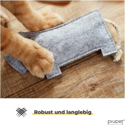 PiuPet® Katzenspielzeug 4er Set I Katzenminze Spielzeug I Baldrian Kissen PiuPet® Katzenspielzeug 4er Set I Katzenminze Spielzeug I Baldrian Kissen