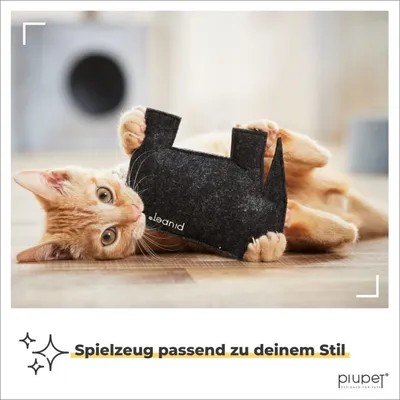 PiuPet® Katzenspielzeug 4er Set I Katzenminze Spielzeug I Baldrian Kissen PiuPet® Katzenspielzeug 4er Set I Katzenminze Spielzeug I Baldrian Kissen