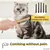 PiuPet® Peigne Anti-Puces pour Chat/Chien I Sans Plastique I Anti-Tiques