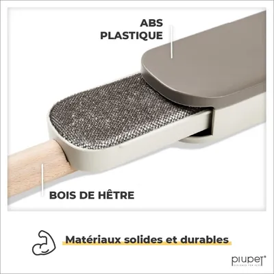 PiuPet® Brosse Anti-Poils Animaux I Autonettoyante I Pour Vêtements