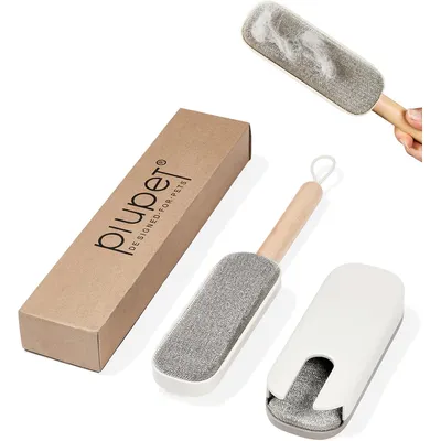 PiuPet® Brosse Anti-Poils Animaux I Autonettoyante I Pour Vêtements