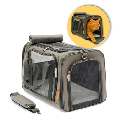 PiuPet® Tiertransportbox I Für Katzen & kleine Hunde I bis 10kg PiuPet® Tiertransportbox I Für Katzen & kleine Hunde I bis 10kg