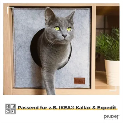 PiuPet® Katzenhöhle inkl Kissen I Kuschelhöhle Katze PiuPet® Katzenhöhle inkl Kissen I Kuschelhöhle Katze