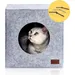 PiuPet® Katzenhöhle inkl Kissen I Kuschelhöhle Katze