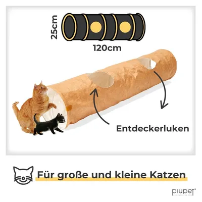 PiuPet Tunnel pour chats PiuPet Tunnel pour chats