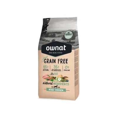Ownat Croquettes pour chien GF Just Adult Chicken