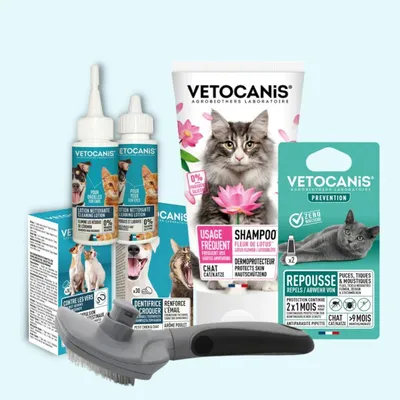 Vetocanis, Kit Essentiels pour Chat Vetocanis, Kit Essentiels pour Chat