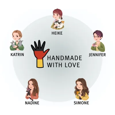 KATER KASIMIR Ensemble de 4 jouets pour chat à l'herbe à chat