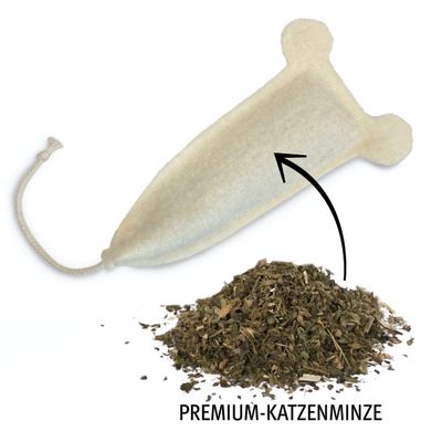 KATER KASIMIR Ensemble de 4 jouets pour chat à l'herbe à chat