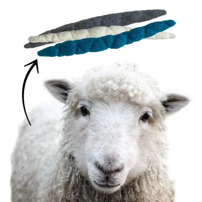 KATER KASIMIR Set de 3 vers en feutre de laine et spray herbe à chat