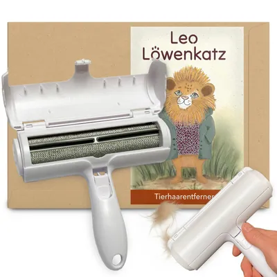 LEO LÖWENKATZ Rouleau anti poils d'animaux, brosse anti poils