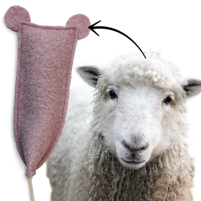 KATER KASIMIR Lot de 2 jouets souris XL avec herbe à chat et valériane