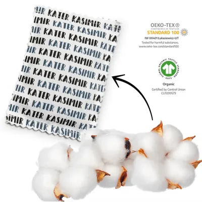 KATER KASIMIR 4 coussins en coton remplis d'herbe à chat