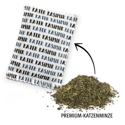 Kater Kasimir 4 BIO-Katzenminze Kissen für Katzen