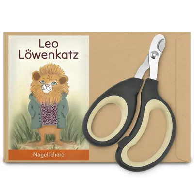 LEO LÖWENKATZ Coupe griffes chat. Ciseaux de toilettage pour chats