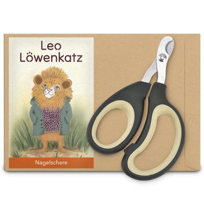 LEO LÖWENKATZ Coupe griffes chat. Ciseaux de toilettage pour chats Coupe griffes
