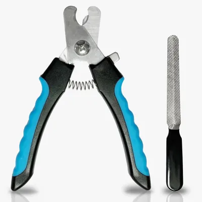 MEWOW Krallenschere Pflegeset (Schere + Nagelfeile)