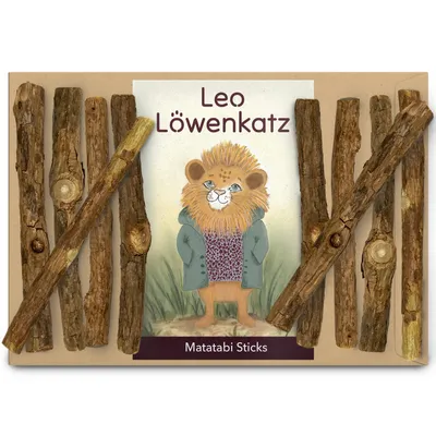 LEO LÖWENKATZ 10 Pièces bâtonnets d'herbe à chat. Baton matatabi