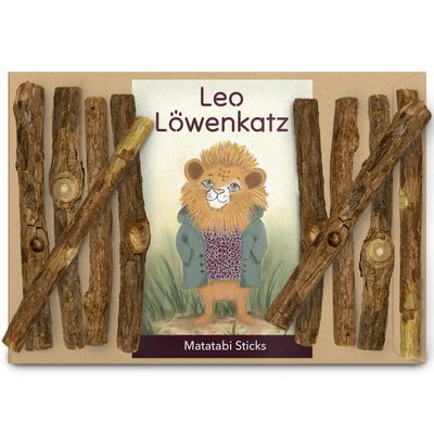 LEO LÖWENKATZ 10 Pièces bâtonnets d'herbe à chat. Baton matatabi 10 pièces