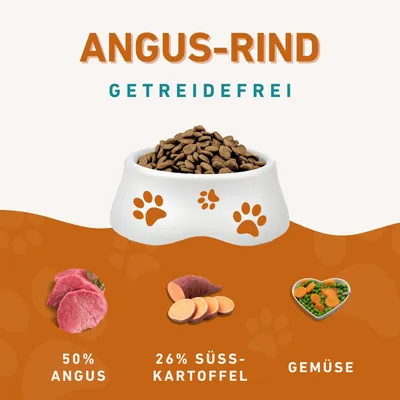 Wildfang Adult Trockenfutter mit Angus Rind - getreidefrei