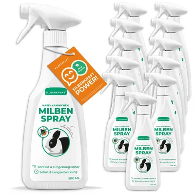 SILBERKRAFT Spray anti-acariens pour lapins/hares