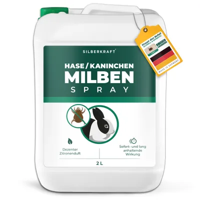 SILBERKRAFT Spray anti-acariens pour lapins/hares SILBERKRAFT Spray anti-acariens pour lapins/hares