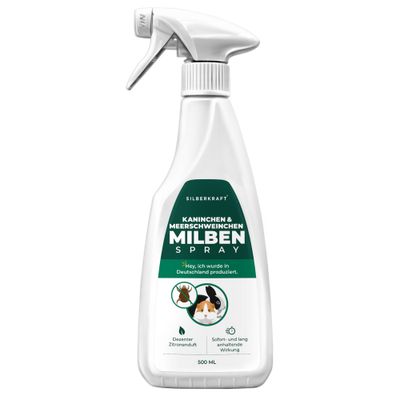 SILBERKRAFT Spray anti-acariens pour cochons d'Inde & lapins
