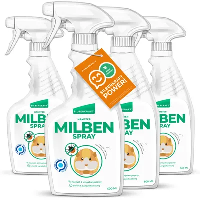 SILBERKRAFT Spray anti-acariens pour hamsters