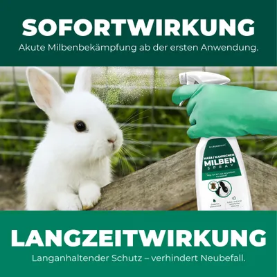 SILBERKRAFT Spray anti-acariens pour lapins/hares SILBERKRAFT Spray anti-acariens pour lapins/hares