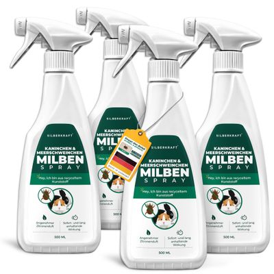 SILBERKRAFT Spray anti-acariens pour cochons d'Inde & lapins