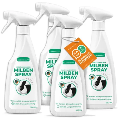 SILBERKRAFT Spray anti-acariens pour lapins/hares