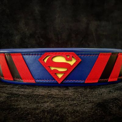 Bestia Custom Dog Gear - Le collier Superman