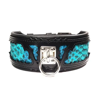 Bestia Custom Dog Gear - Le collier Morelia Python Bestia Custom Dog Gear - Le collier Morelia Python