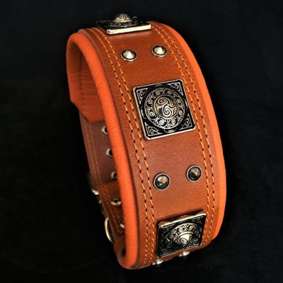 Le collier Eros de 6,3 cm de large Marron