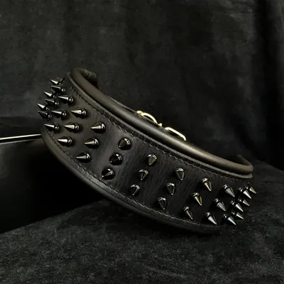 Bestia Custom Dog Gear - Le collier géant noir Bestia Custom Dog Gear - Le collier géant noir