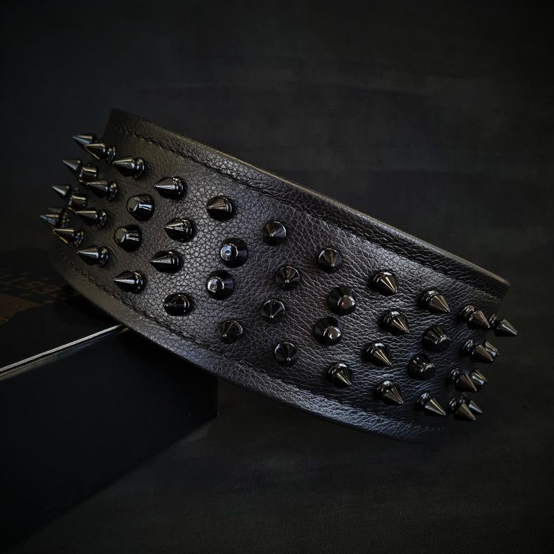 Krone Halsband Schwarz
