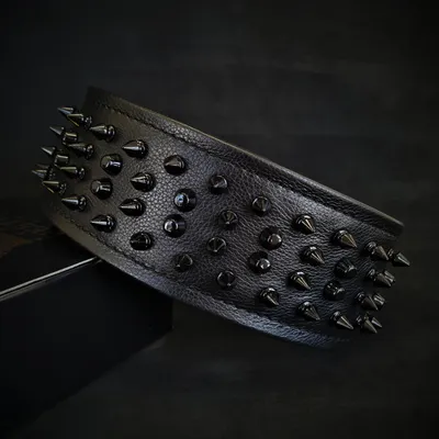 Bestia Custom Dog Gear - Collier noir Crown Bestia Custom Dog Gear - Collier noir Crown