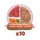 10er-Pack Frische Mahlzeiten mit Rind & Huhn 300 g
