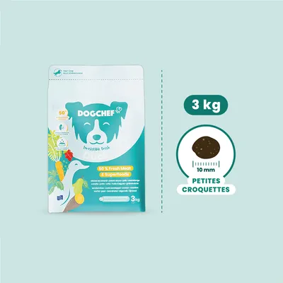 Dog Chef Croquettes Naturelles au Canard Frais pour chien